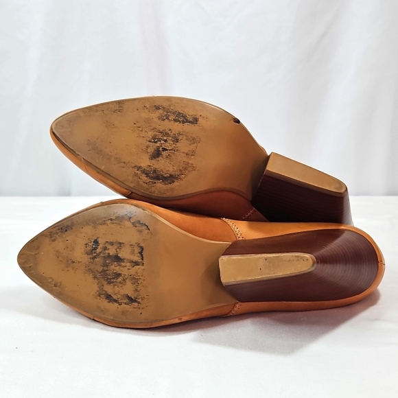 Pilcro and the Letterpress Tan Heeled Wedge  Boots Size 11 - Picture 8 of 8